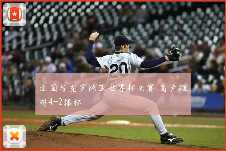 法国与克罗地亚世界杯决赛 高卢雄鸡4-2捧杯